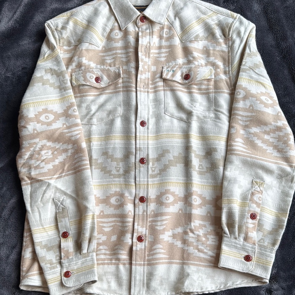 Howler Bros - Sheridan Long Sleeve Shirt - Terranova Bone